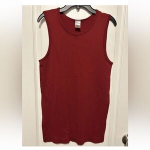 ZYIA Active 814M Brick Ribbed Parallel Stretch Tank Top  Workout NWT Medium